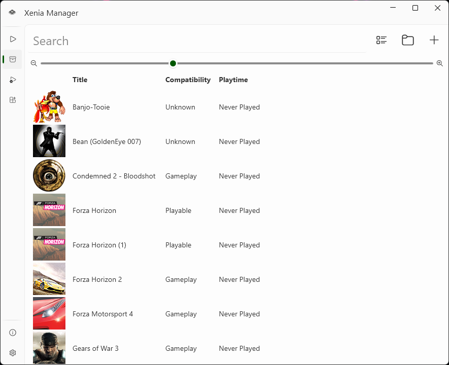 Game Library (List)
